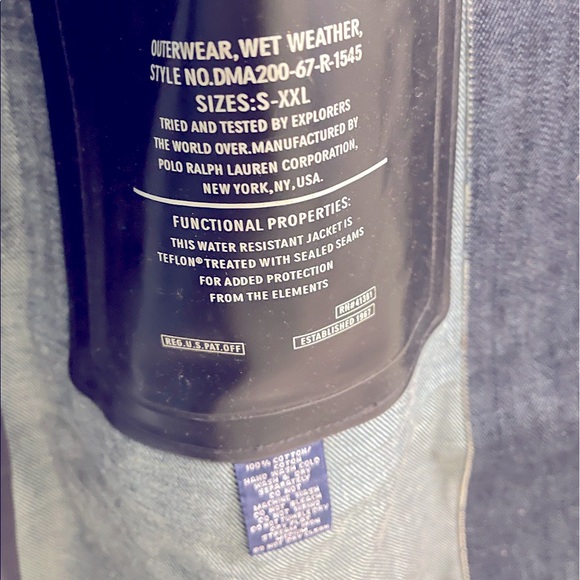 Ralph Lauren Rain Jean Jacket… Can fit small - Large - Picture 7 of 7